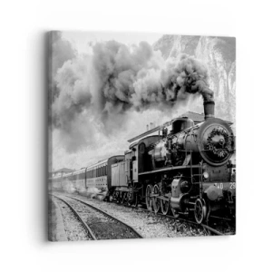Quadro su tela - Stampe su Tela - Ferma alla stazione... - 30x30 cm