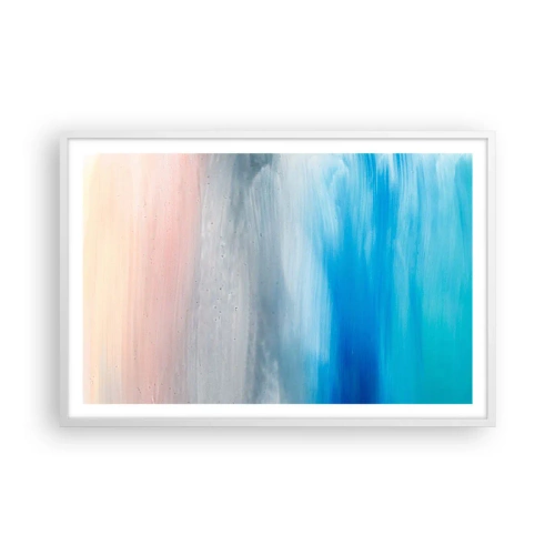 Poster in cornice bianca - Gli elementi: l'aria - 91x61 cm