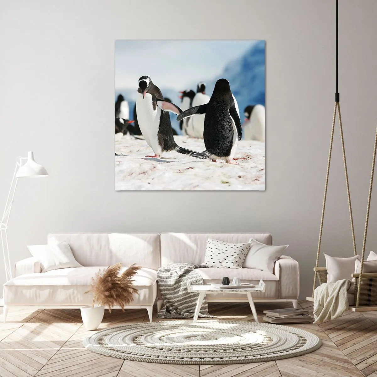 Quadro su tela - Stampe su Tela - Danza sulla neve - 30x30 cm