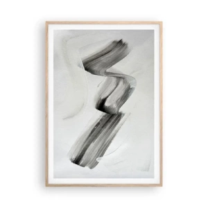 Poster in cornice rovere chiaro - Casualmente per divertimento - 70x100 cm