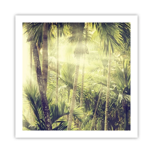 Poster - Nell'afa verde - 60x60 cm