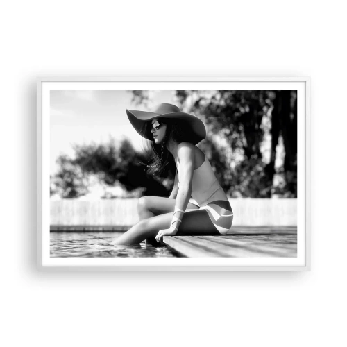 Poster in cornice bianca - Sogno estivo - 100x70 cm