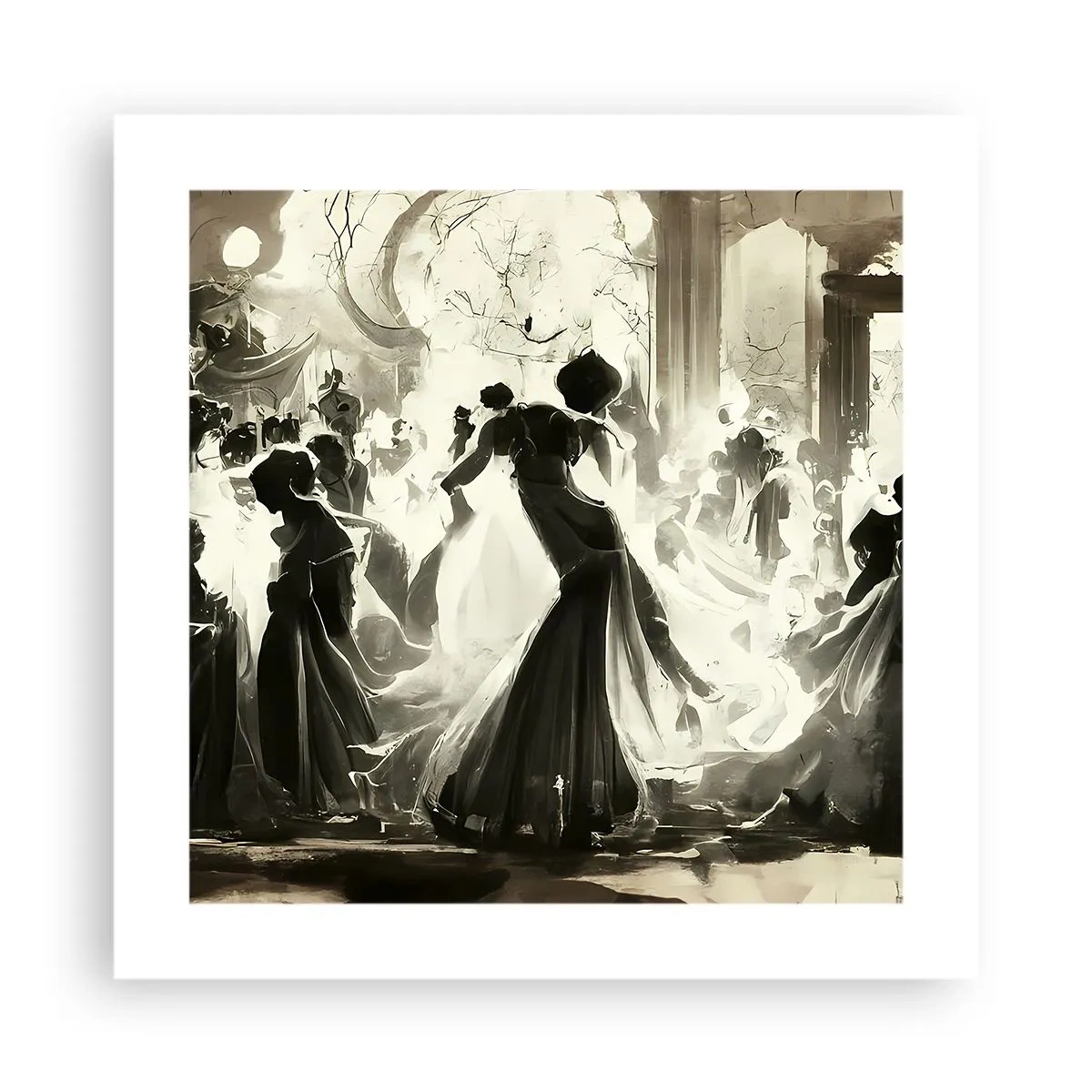 Poster - Il gran ballo in maschera - 40x40 cm