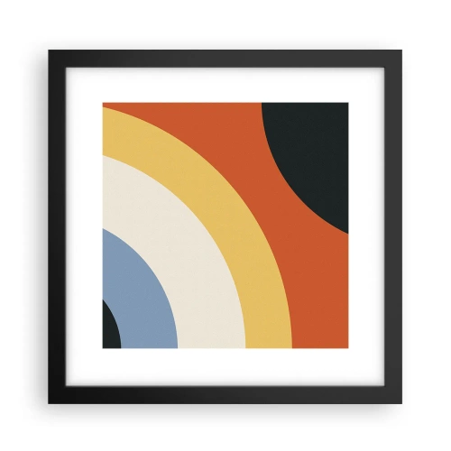 Poster in cornice nera - Verso di se - 30x30 cm