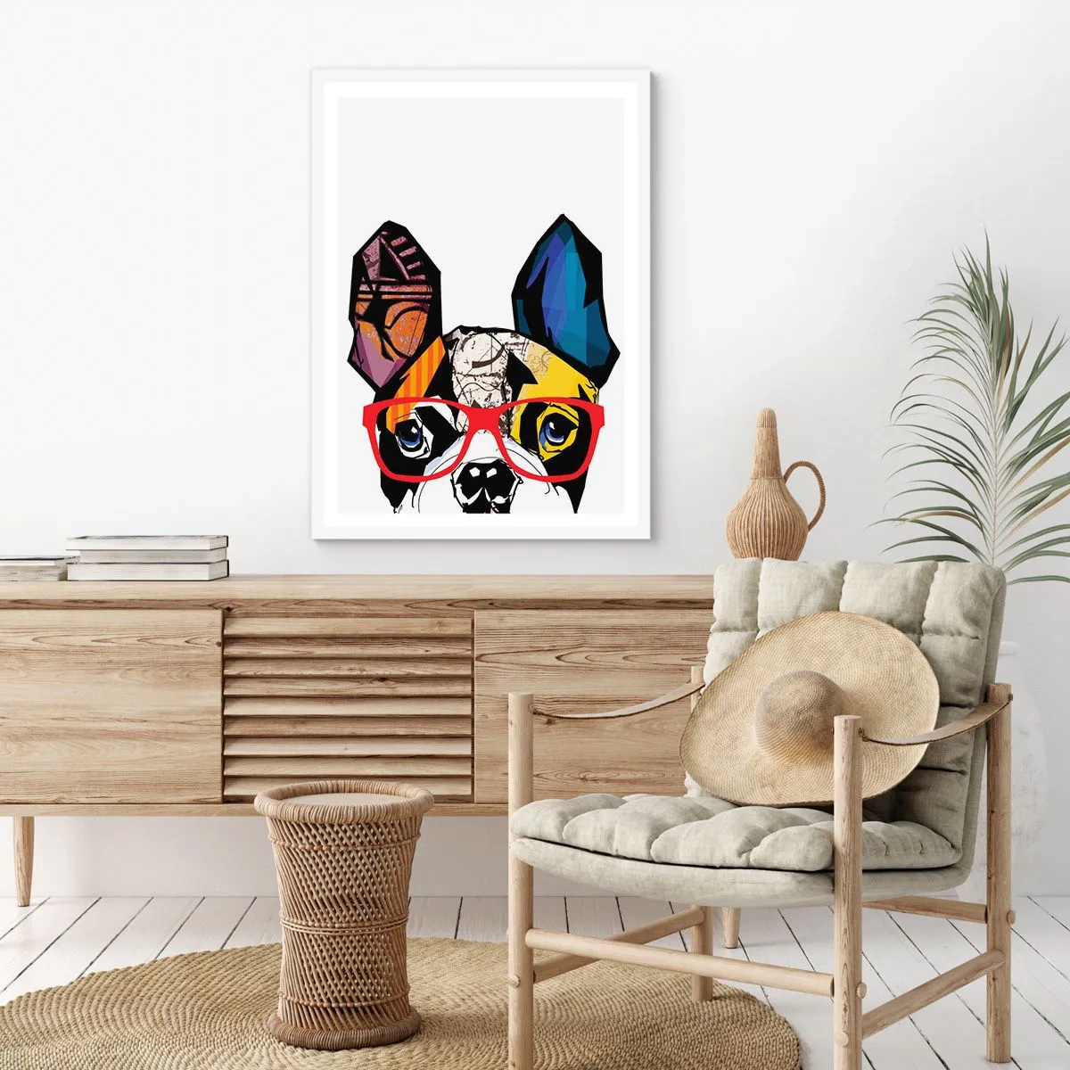 Poster in cornice bianca - Intellettuale - 61x91 cm