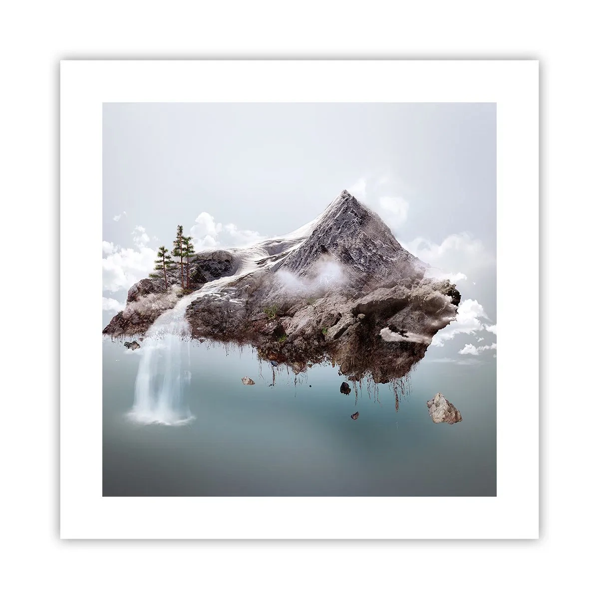 Poster - Con l'occhio del surrealista - 40x40 cm