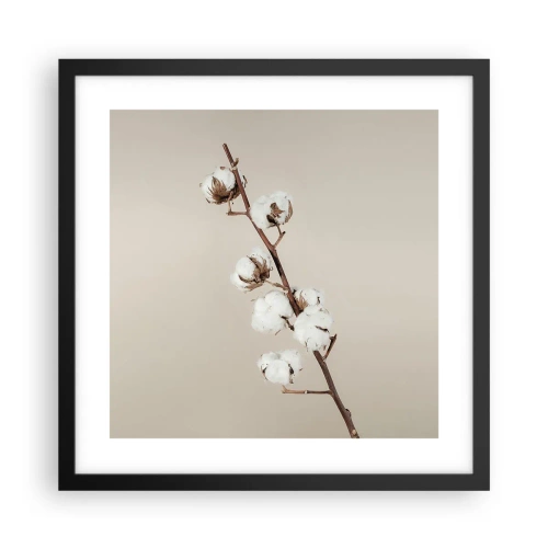 Poster in cornice nera - Alla fonte della morbidezza - 40x40 cm