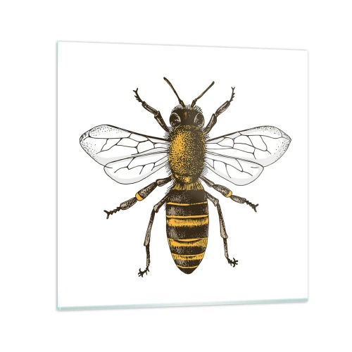 Quadro su vetro - Bella e buona - 30x30 cm