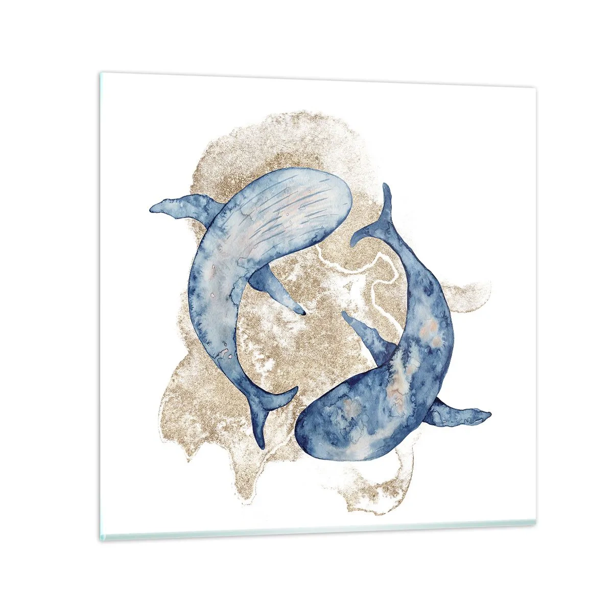 Quadro su vetro - Amicizia o amore? - 30x30 cm