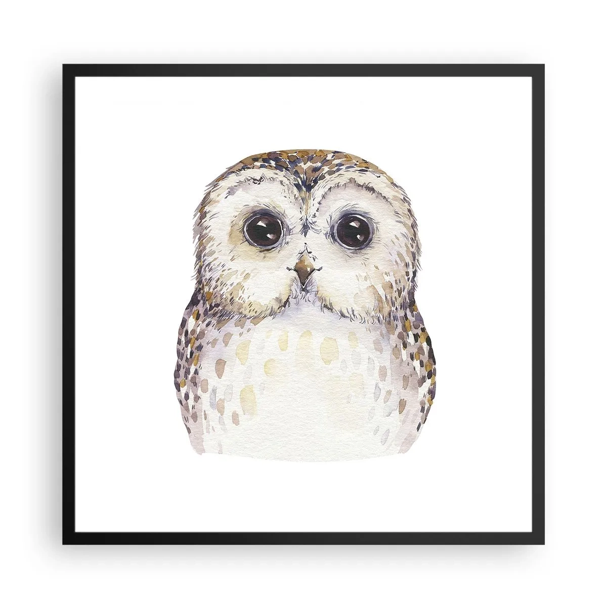 Poster in cornice nera - Guardami negli occhi - 60x60 cm