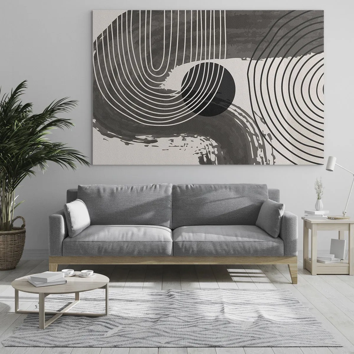 Quadro su vetro - L'ovale vittorioso - 70x50 cm