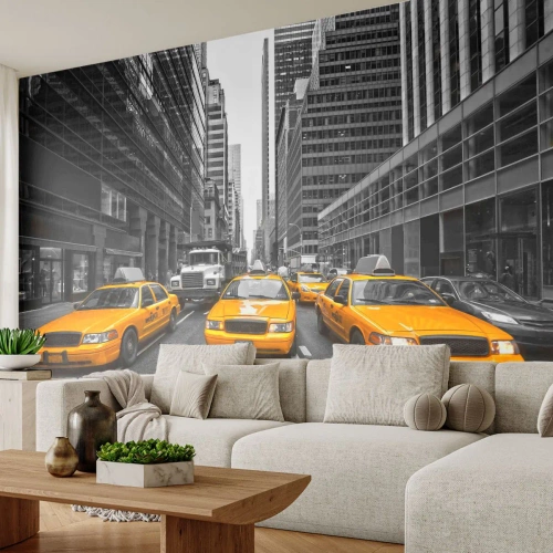 Fotomurali Standard Eco - Siamo noi che coloriamo la città - Città, New York, Architettura - 200x140 cm