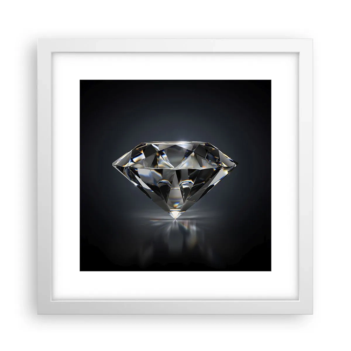 Poster in cornice bianca - Best girls friend - 30x30 cm