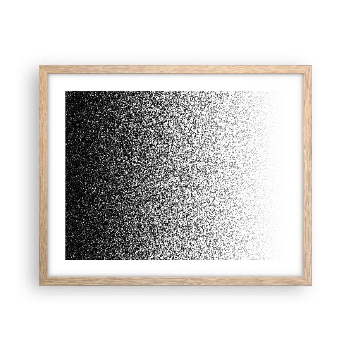 Poster in cornice rovere chiaro - Verso la luce - 50x40 cm