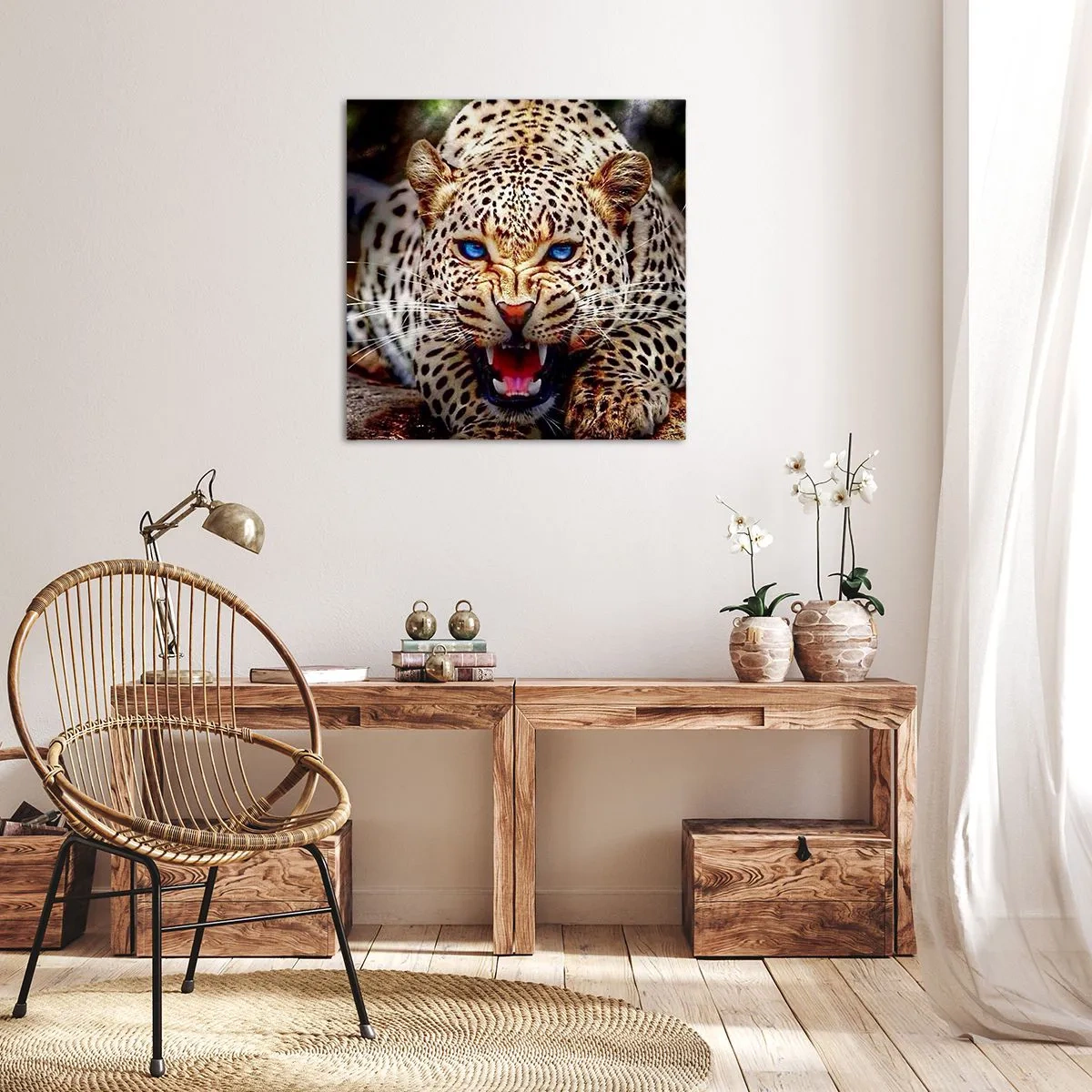 Quadro su tela - Stampe su Tela - La rabbia non rovina la bellezza - 30x30 cm