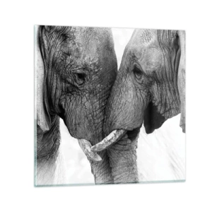 Quadro su vetro - Dichiarazione sincera - 50x50 cm