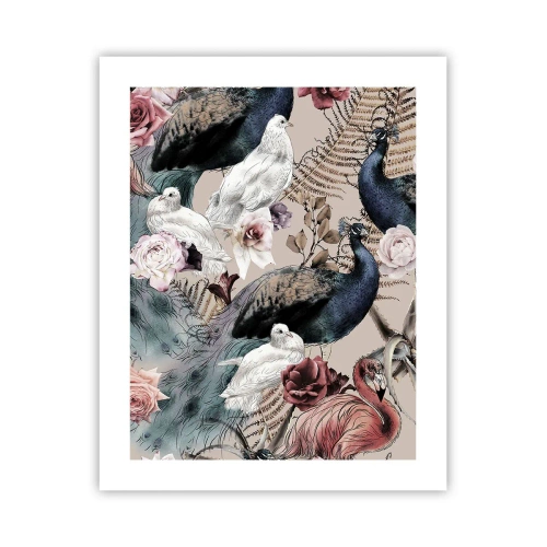 Poster - Nel giardino del palazzo - 40x50 cm