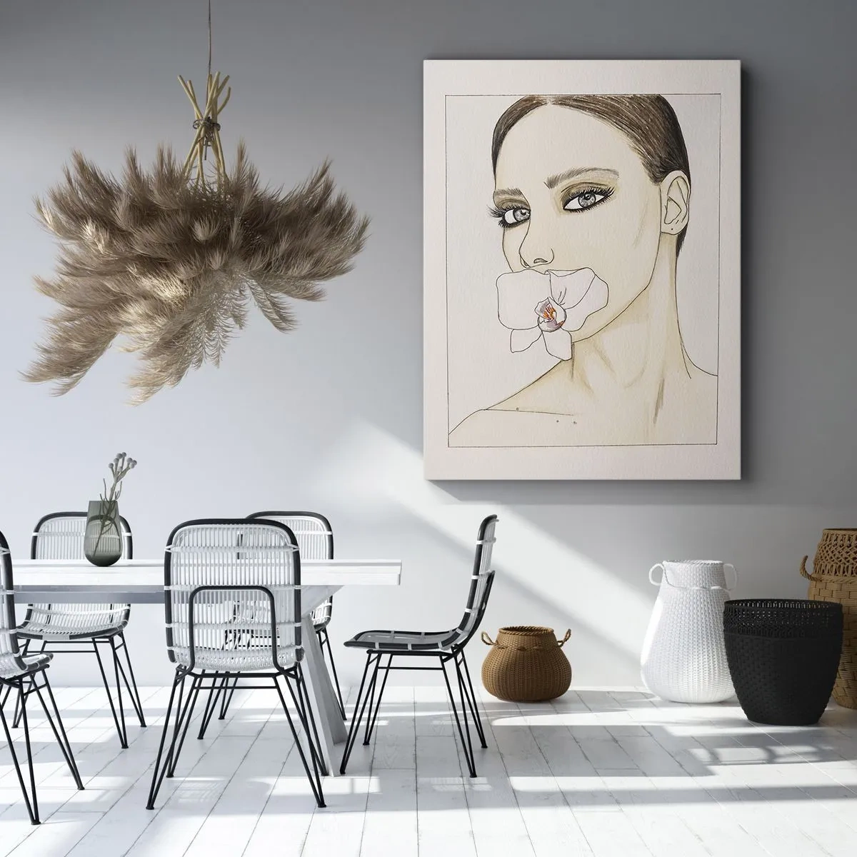 Quadro su tela - Stampe su Tela - Simbolo di eleganza e bellezza - 55x100 cm