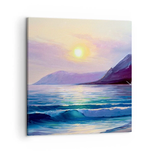 Quadro su tela - Stampe su Tela - Cristallo di acqua e di aria - 50x50 cm