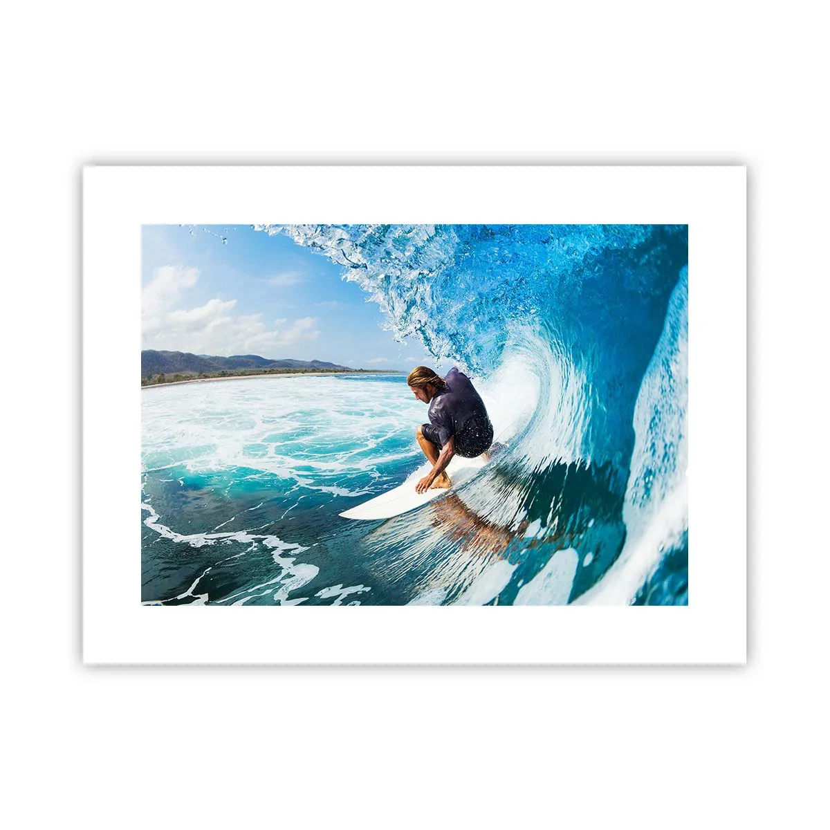 Poster - Ballando con le onde - 40x30 cm