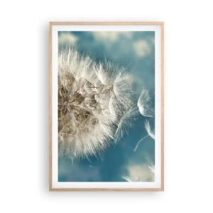 Poster in cornice rovere chiaro - Il respiro dell'angelo - 61x91 cm