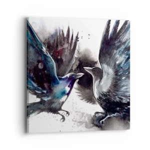 Quadro su tela - Stampe su Tela - Corvi imperiali - 40x40 cm