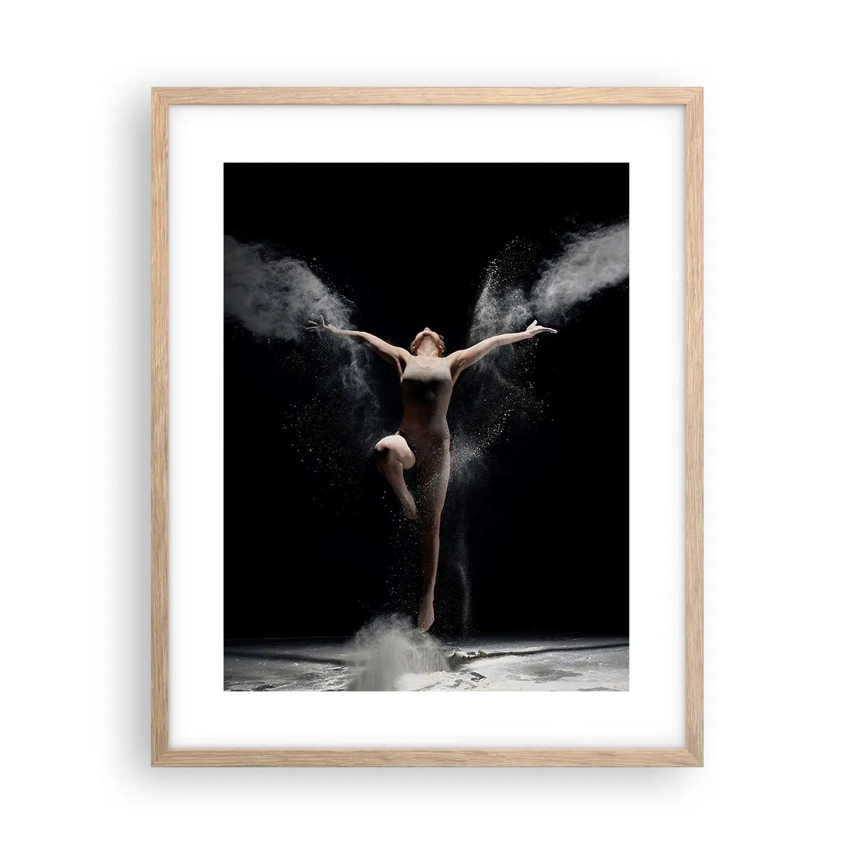 Poster in cornice rovere chiaro - Gli elfi esistono - 40x50 cm