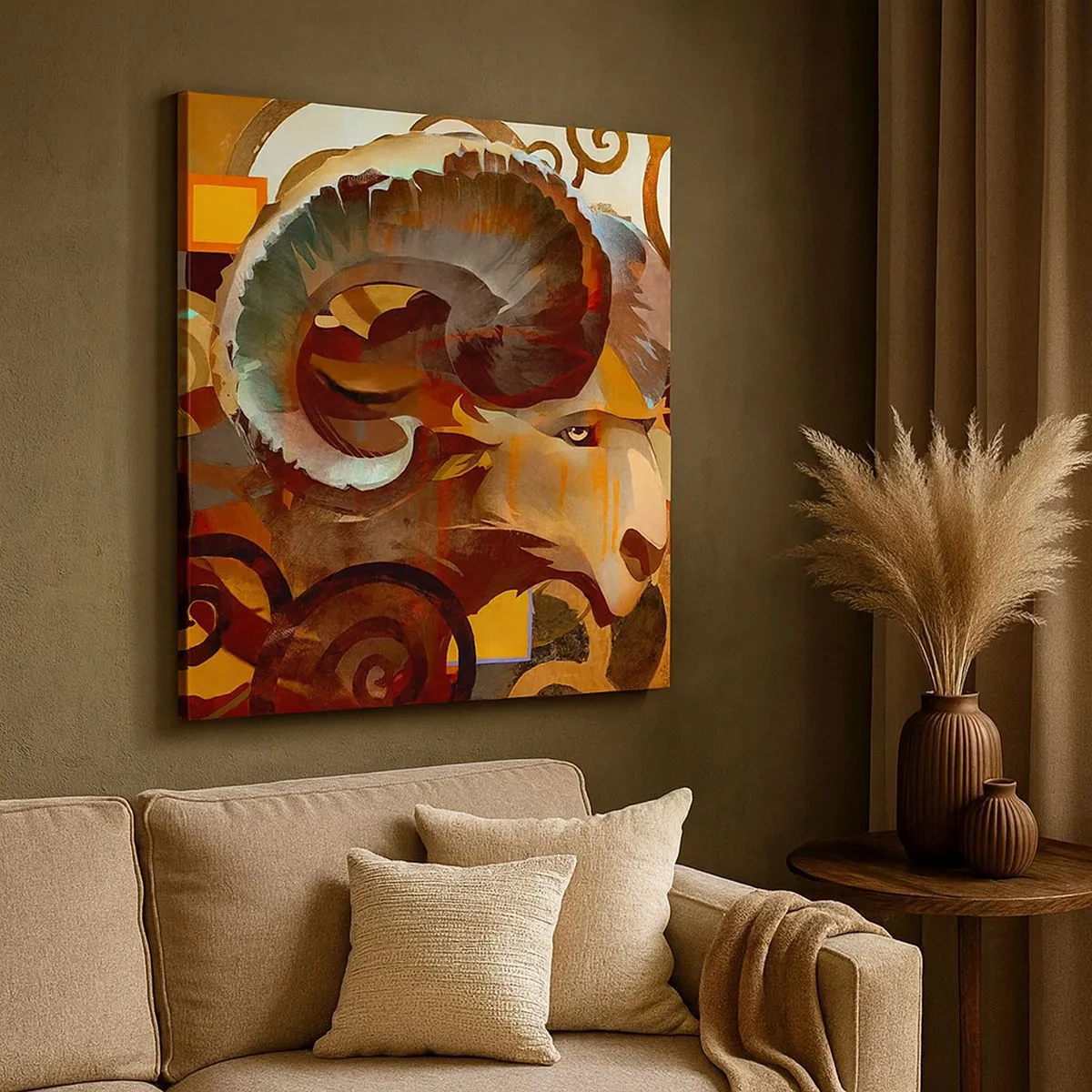 Quadro su tela - Stampe su Tela - Magie - religioni - riti - 30x30 cm