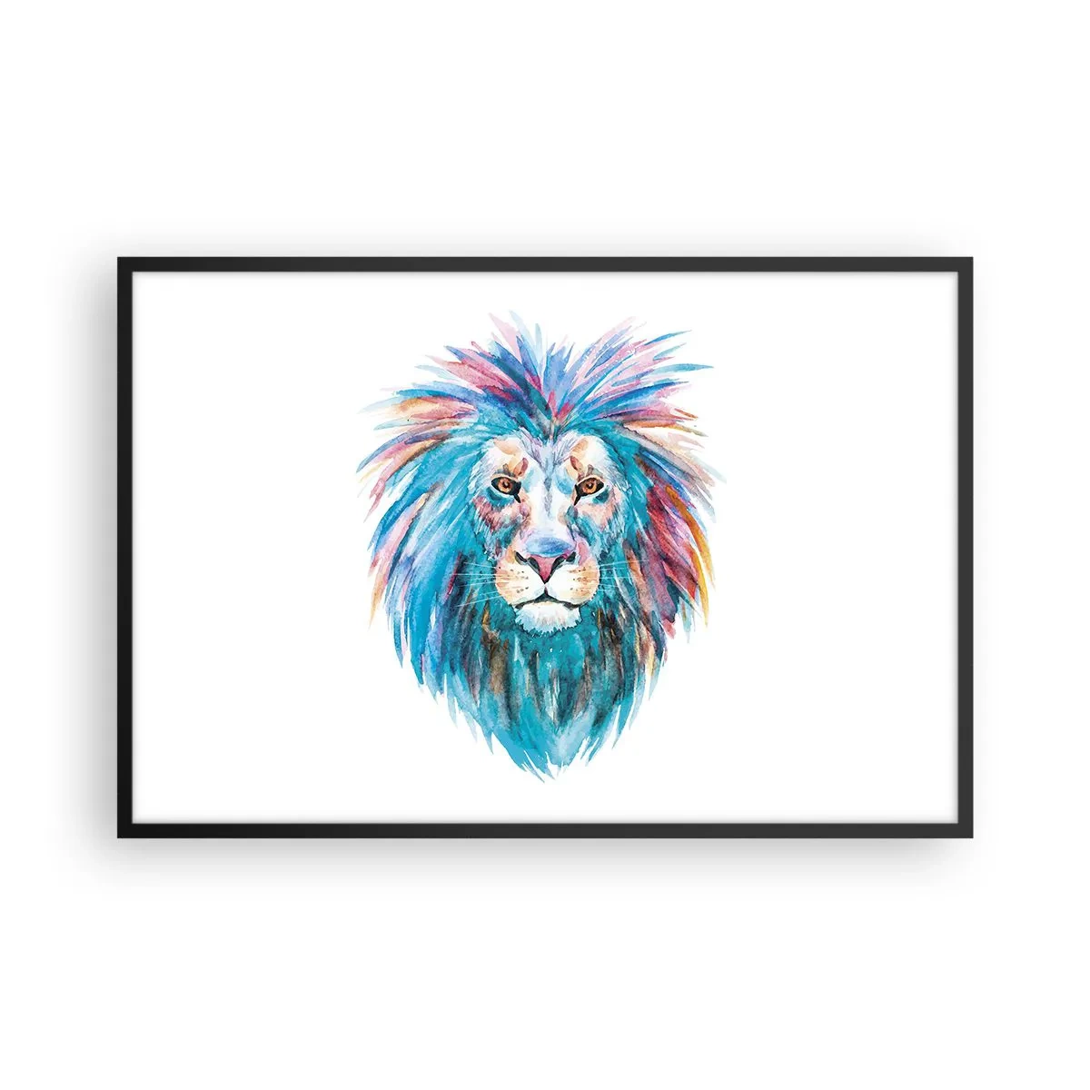 Poster in cornice nera - Aura elettrizzante - 91x61 cm