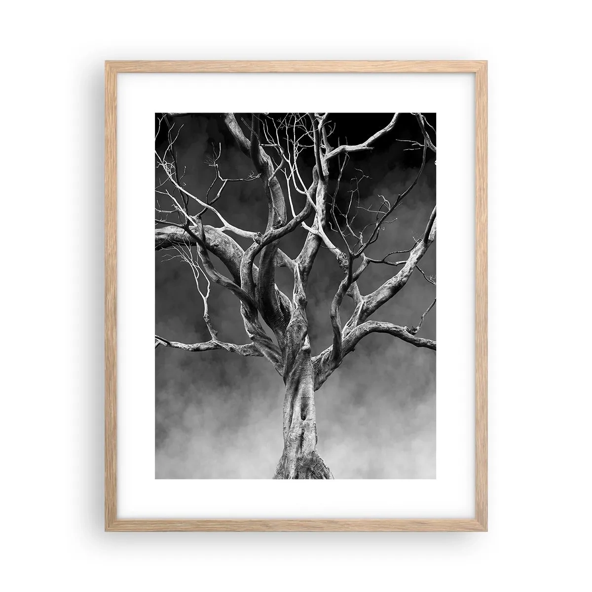 Poster in cornice rovere chiaro - Primordiale e sacro - 40x50 cm