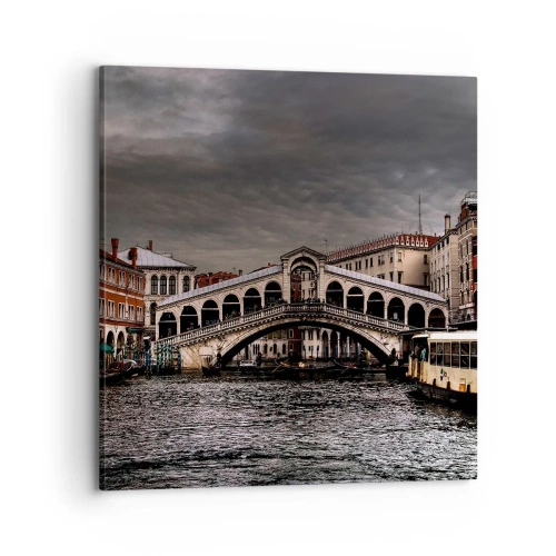 Quadro su tela - Stampe su Tela - Promessa di una sera a Venezia - 70x70 cm