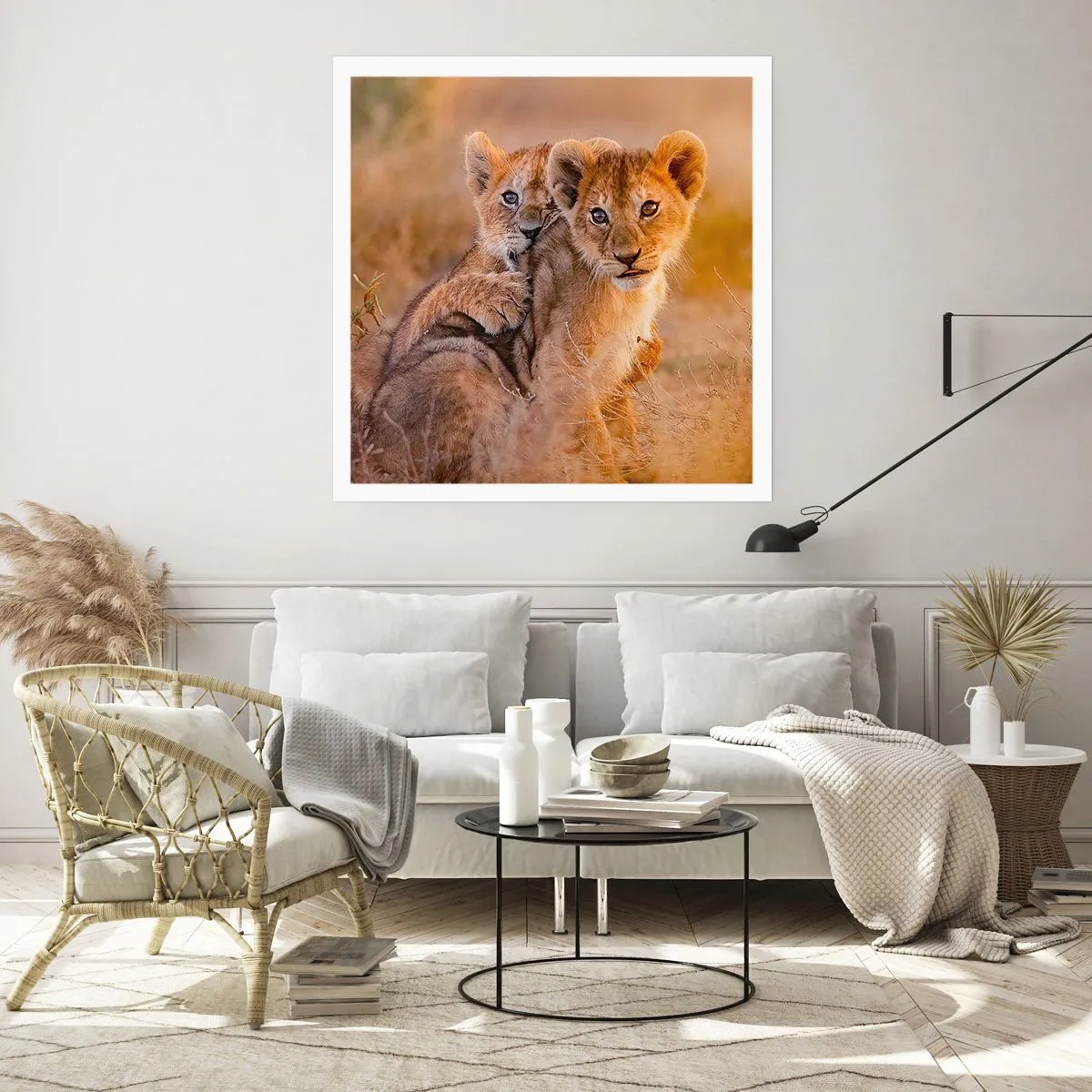 Poster - Non disturbare! Giochiamo - 60x60 cm
