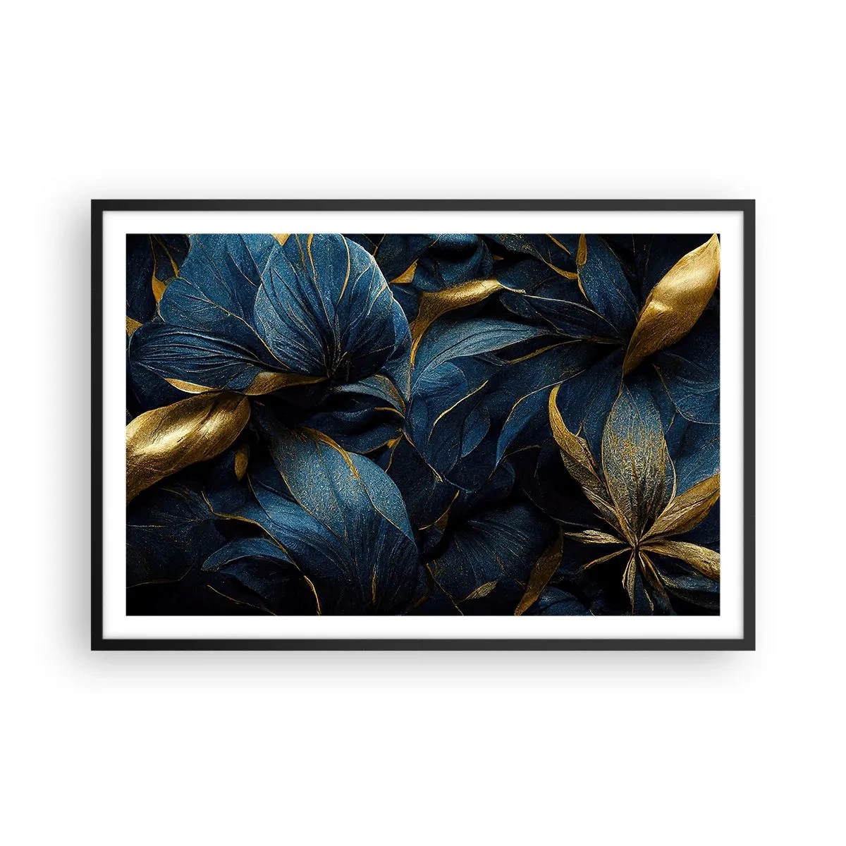 Poster in cornice nera - Foderati d'oro - 91x61 cm