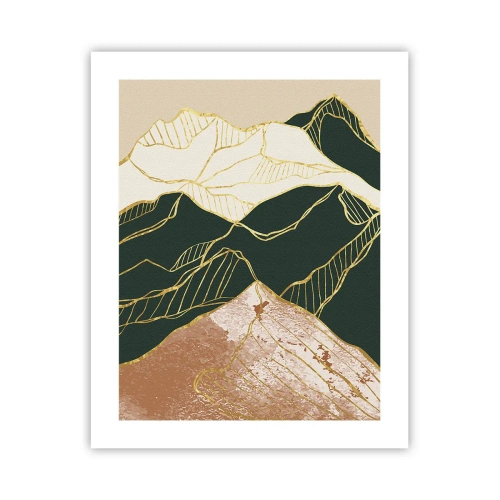 Poster - Cime d'oro - 40x50 cm