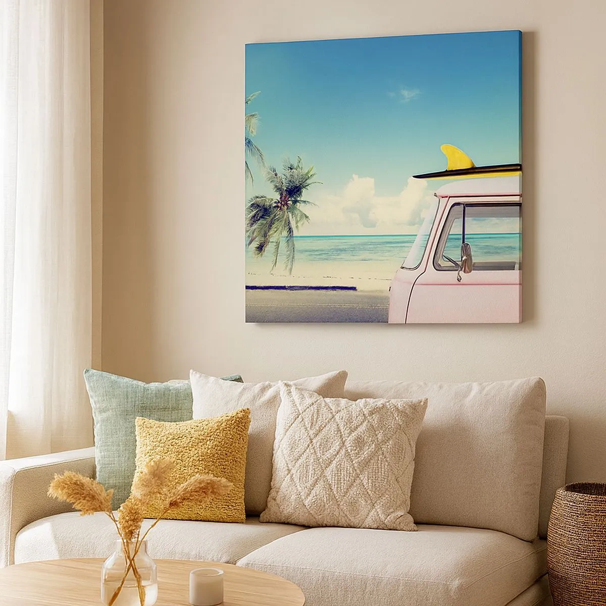 Quadro su tela - Stampe su Tela - Tempo di vacanze - 30x30 cm