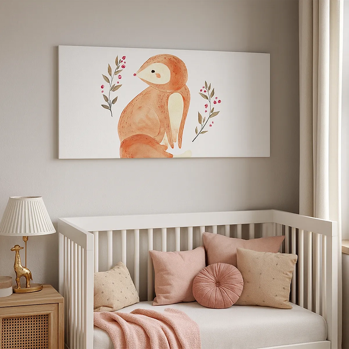 Quadro su tela - Stampe su Tela - Piccola rossa - 30x30 cm