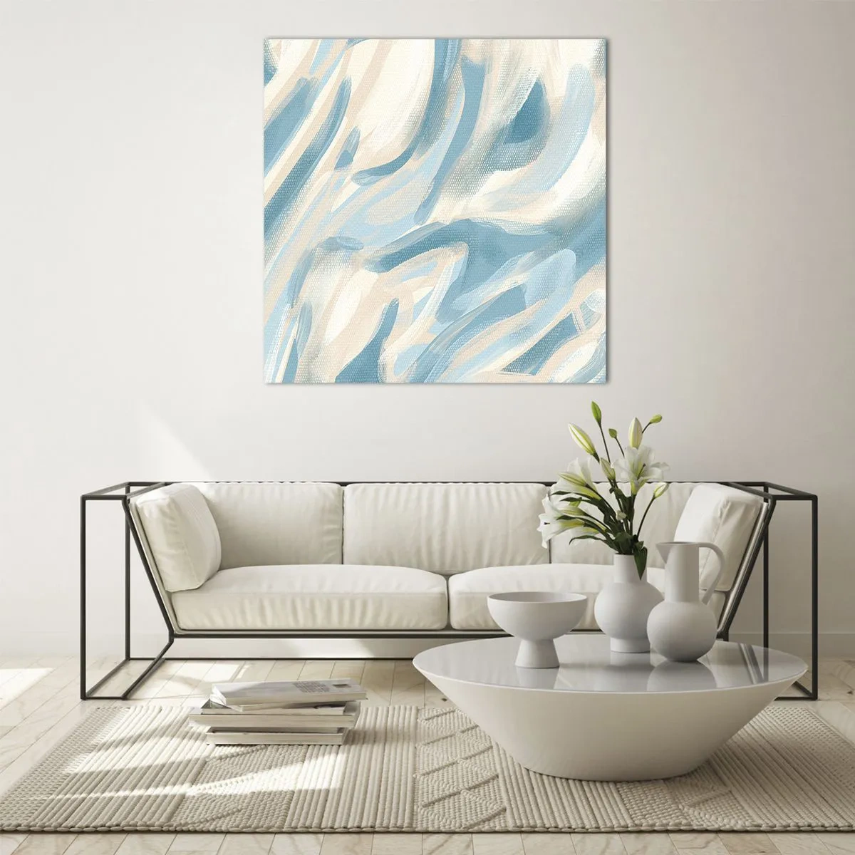 Quadro su vetro - Brezze primaverili - 50x50 cm