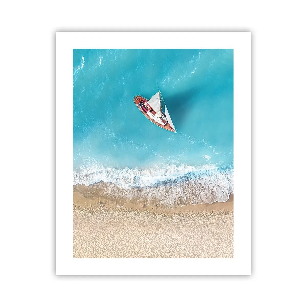 Poster - Al confine del blu e dell'oro - 40x50 cm