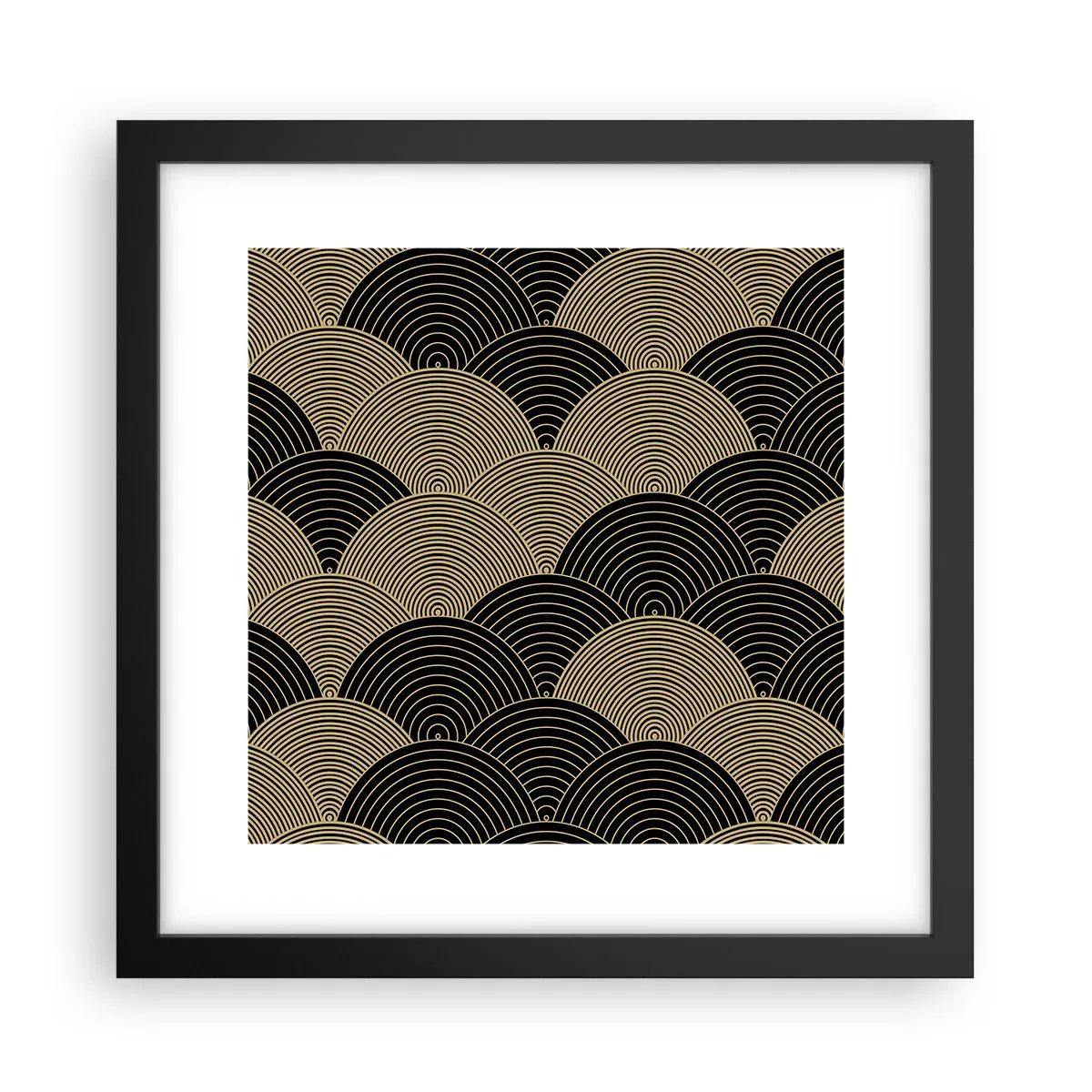 Poster in cornice nera - Unità nella molteplicità - 30x30 cm