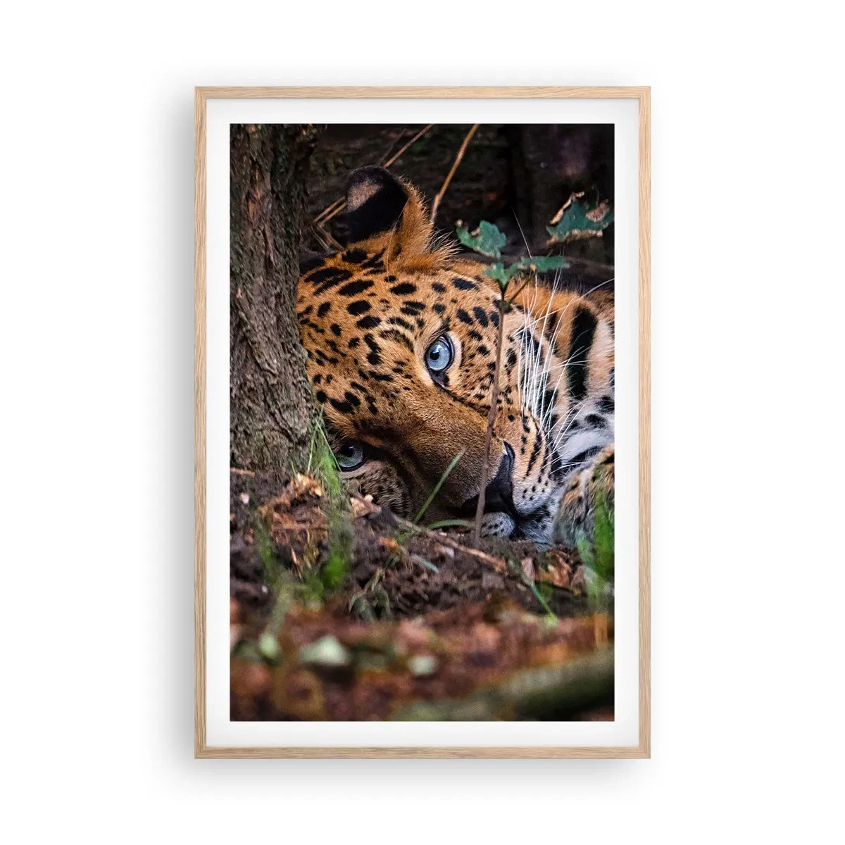 Poster in cornice rovere chiaro - Fidati di me - 61x91 cm