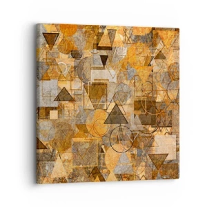 Quadro su tela - Stampe su Tela - Il mondo compreso nella forma - 30x30 cm