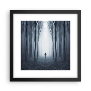 Poster in cornice nera - E tutto è semplice e chiaro - 30x30 cm