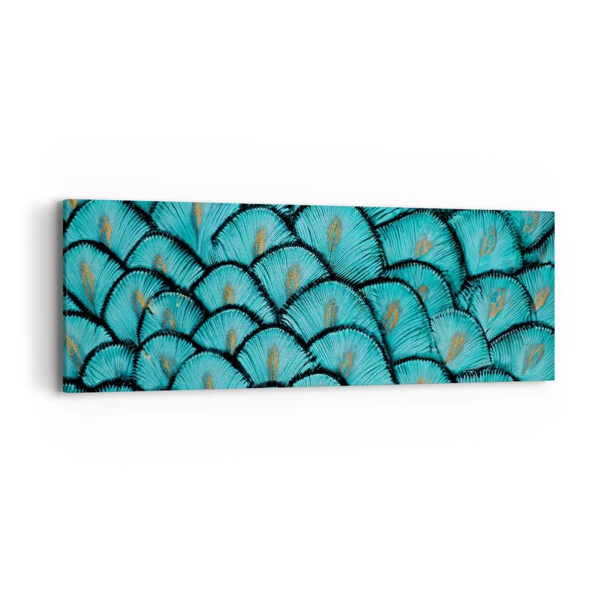 Quadro su tela - Stampe su Tela - La grande festa delle piume - 90x30 cm