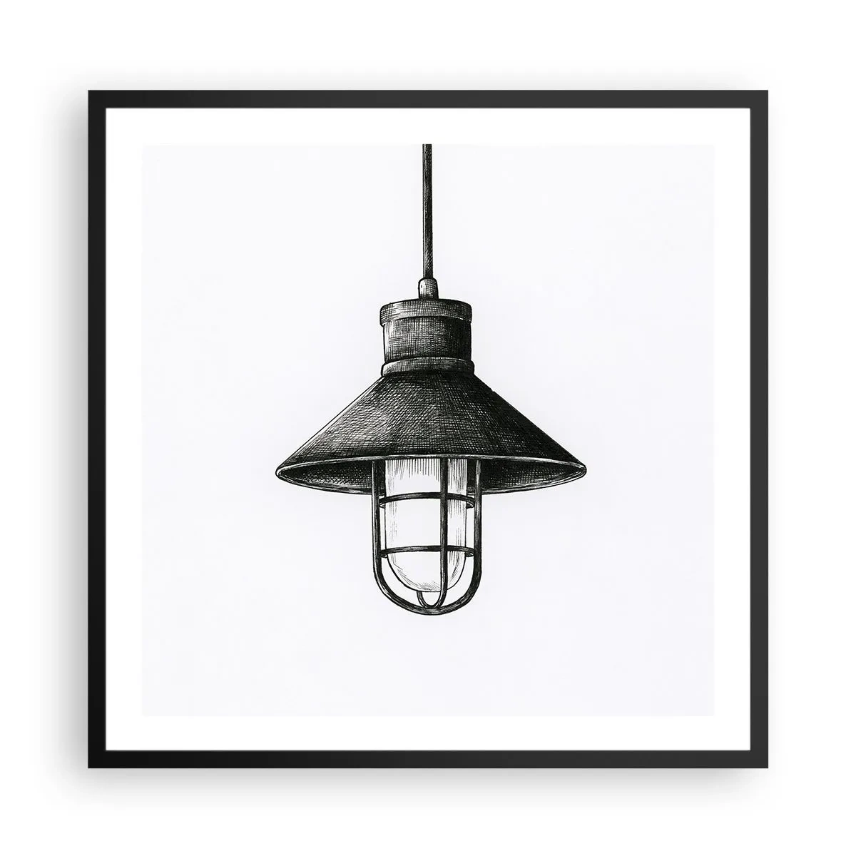 Poster in cornice nera - Come tanti anni fa... - 60x60 cm