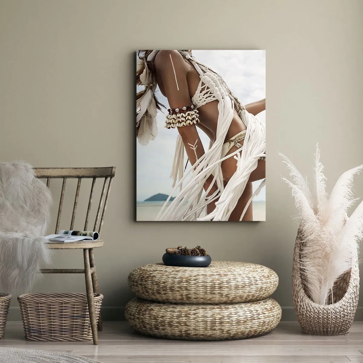 Quadro su tela - Stampe su Tela - La sacerdotessa del sole - 45x80 cm