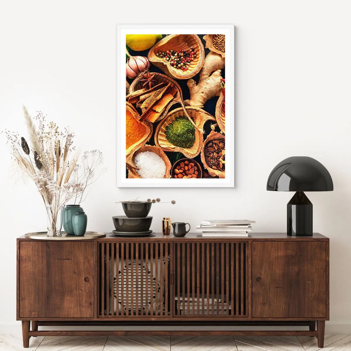 Poster in cornice bianca - Prendi quello che vuoi - 40x50 cm