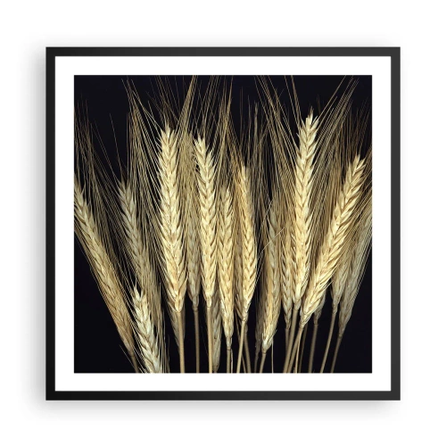 Poster in cornice nera - Magia rustica - 60x60 cm