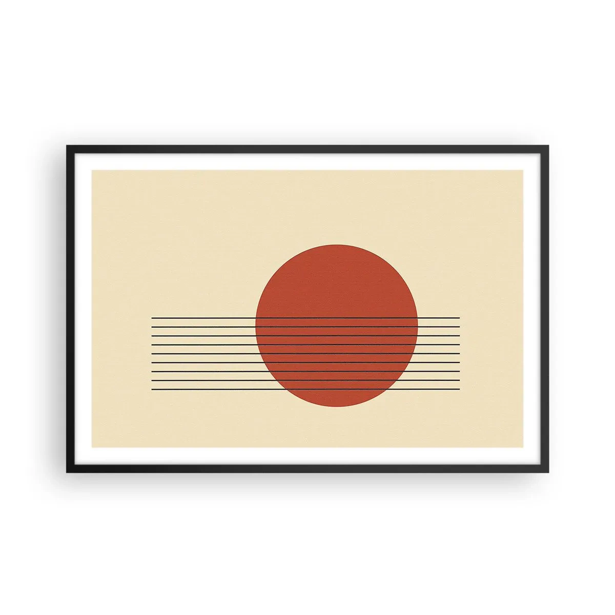 Poster in cornice nera - Nel cerchio e oltre - 91x61 cm