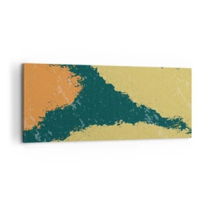 Quadro su tela - Stampe su Tela - Astrazione: movimento lento - 100x40 cm