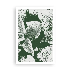 Poster - Bouquet: il mondo del verde - 61x91 cm